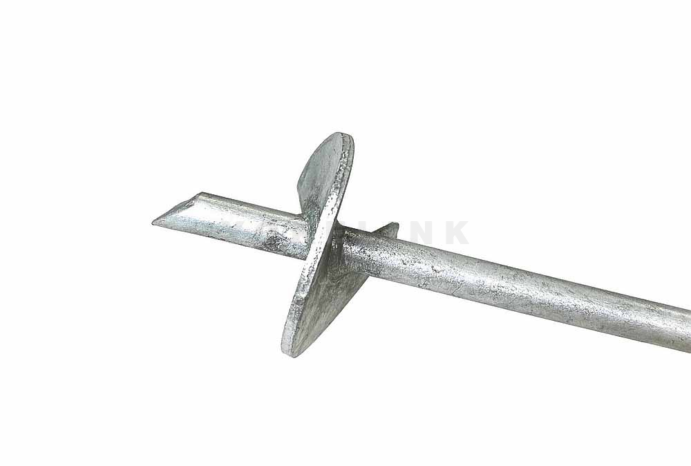 No Wrech Helical Srew Anchor Tripleye Hot Dip Galvanized Guying Anchors (3)