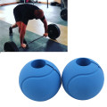 1 Pair Candy Color Barbell Hand Ball Grips Dumbbell Kettlebell Fat Grip Silicone Pull Up Weightlifting Gym Fitness Equipments
