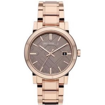 Urban British Check Quartz Watch BU9005 | Rose Gold Stainless Steel Calendar Analog Wrist Watch Bulk OEM Wholesale