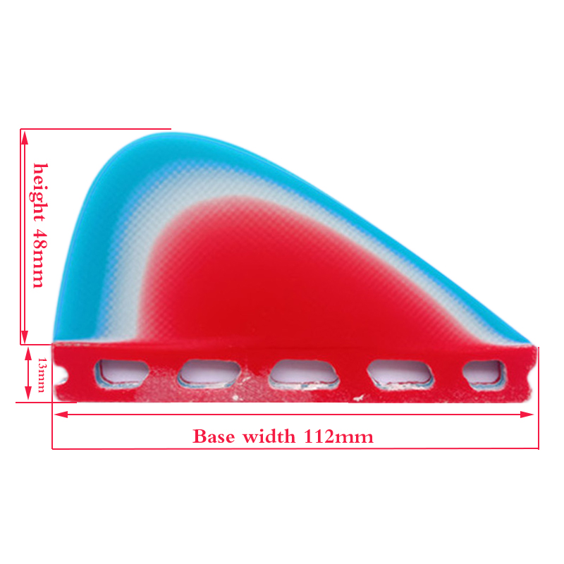 Surf Fins FUTURE FCS Fin Knubster Centre Kneel Fin Barbatanas de Red Azul Surf central Fins surfboard fins wakeboard