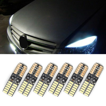 Accessories Replacement 6pcs T10 Parts LED Error Free Car Lights For Mercedes W204 5W Luminous