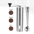 French Press Maker Portable for Coffee & Tea 350Ml Stainless Steel manual Grinder Spoon Clip for Coffee Bean Bag Coffee Bottle