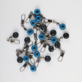 20pcs/lot Fishing Line Space Beans Lure Hook Swivels Shank Clip Connector Interlock Snap Sea Fishing Hooks Connector 3Colour New