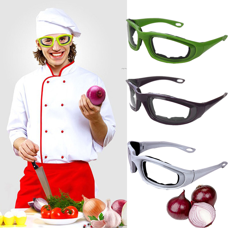4 color kitchen Protective cut-on special glasses sponge Comfortable No-Tears glasses for leeks scallions chives Specialty Tools