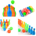 1Set Funny Baby Outdoor Toys Kids Interaction Leisure Mini Bowling Educational Funny Sports Toys Set with Ball and Pins