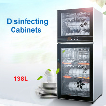 ZTP-138 Disinfection Cabinet Vertical Disinfecting Cabinet Household Disinfection Small Home Cleaning Appliance 138L Capacity