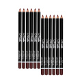 Beauty Eye Lip Cosmetics Liner Pencil Set, Lasting & Waterproof Eyeliner Shadow Liner Pencil Kit Pack of 12