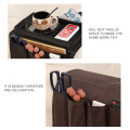Sofa Armrest Organizer With 4 Pockets And Cup Holder Tray Couch Armchair Hanging Storage Bag For TV Remote Control Cellphone