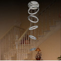 villa led chandelier round rings chandelier light