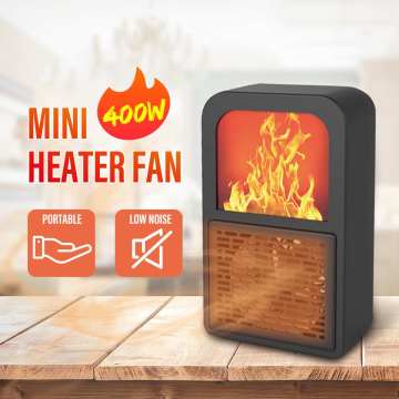 3D Home Room Energy Saving Warmer Electric Heater Living Room Bedroom Quick Heating Flame Fan Heater Portable Mini Heaters
