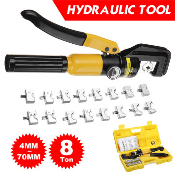 Hydraulic Crimping Tool Cable Lug Crimper Plier Hydraulic Compression Tool Range 4-70mm2 Pressure 5-6T CZ warehouse