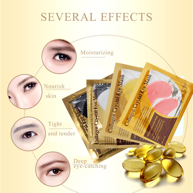 Collagen Crystal Collagen Eye Mask Eye Patches For Eye Care Dark Circles Remove Anti-Aging Wrinkle Moisturizing Skin Care