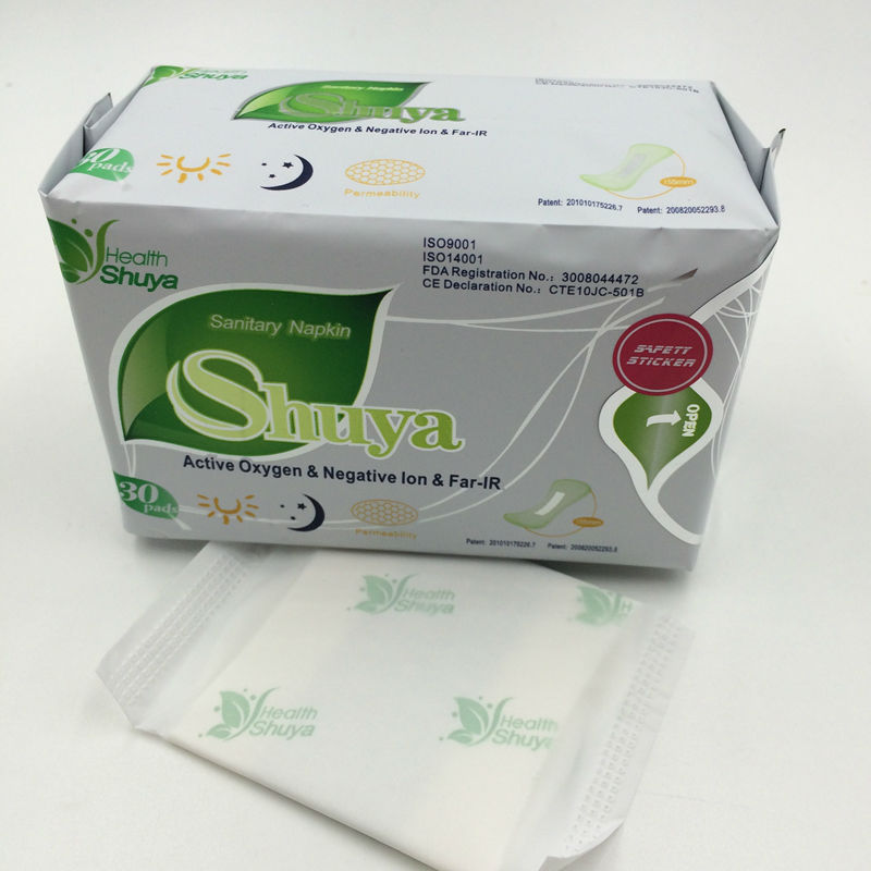 3Pack Hygienic Pad Feminine Hygienic Pad For Monthly Negative Ion Sanitary Napkin Pad Sanitary Towel Shu Ya Anion Sanitary Pad