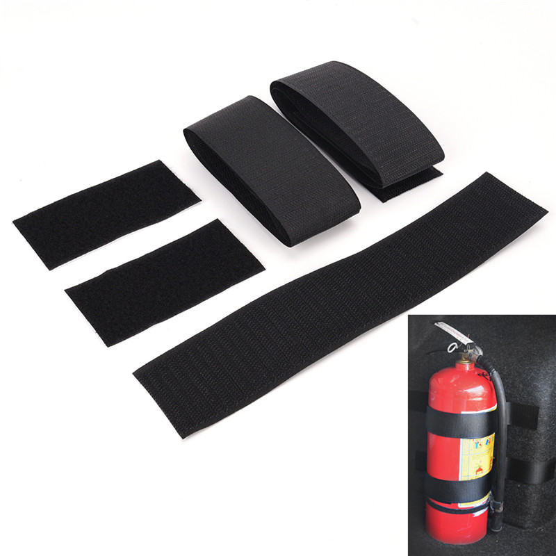 High Quality 4pcs Safety Strap Kit Accessories Car Trunk Store Rapid Fire Extinguisher Holder