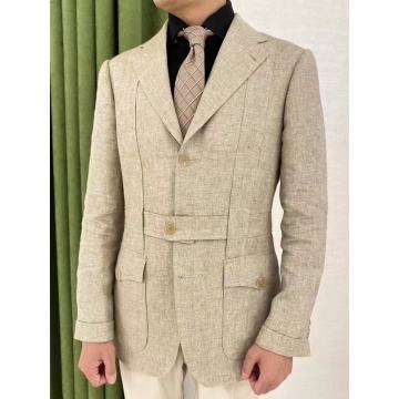 Three‑Piece Linen Wilderness Rhythm Suit