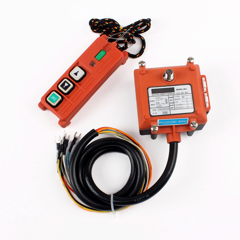 Wireless Industrial Remote Controller Electric Hoist Remote Control Winding Engine Sand-blast Equipment Used F21-2S 3 buttons