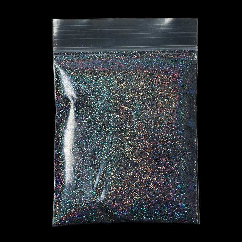 10g Holographic Laser Nail Glitter Powder Sparkly Gold Silver Nail Fine Glitter Dust Nail Art Decorations