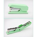 Desk Stapler Mint Green White Spring Powered Stapler No-Jam Desktop Executive Stapling Tool with Non-slip Base Office School