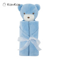 Kavkas Baby Blankets 76x76cm Baby Bedding Winter Birthday Gift Newborn Soft Warm Coral Fleece Plush Animal Educational Plush Toy