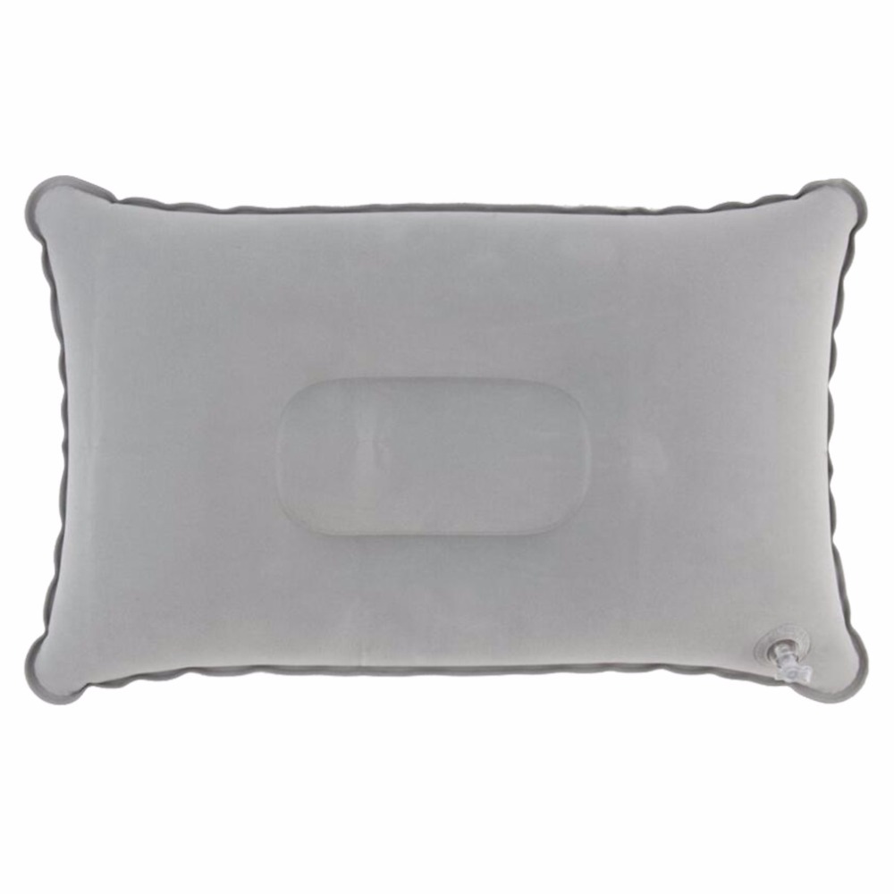 Portable Outdoor Air Inflatable Pillow Double Sided Flocking Cushion Travel Plane Hotel Sleep Camping Hiking Dropshipping Hot