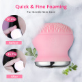 Electric Facial Cleansing Brush Face Care Import Device Waterproof Silicone Vibration Face Massage Cleaner Deep Pore Wash Brush