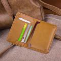 Vintage Business Passport Covers Holder Travel Accessories Men ID Bank Card Genuine Leather Wallet Case Portable Boarding Cover