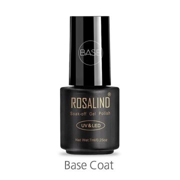 ROSALIND Base Coat 7ML Multi-use Nail Art UV&LED Lamp Soak off Primer Nails Coat Semi Permanent Manicure Nail Varnishes