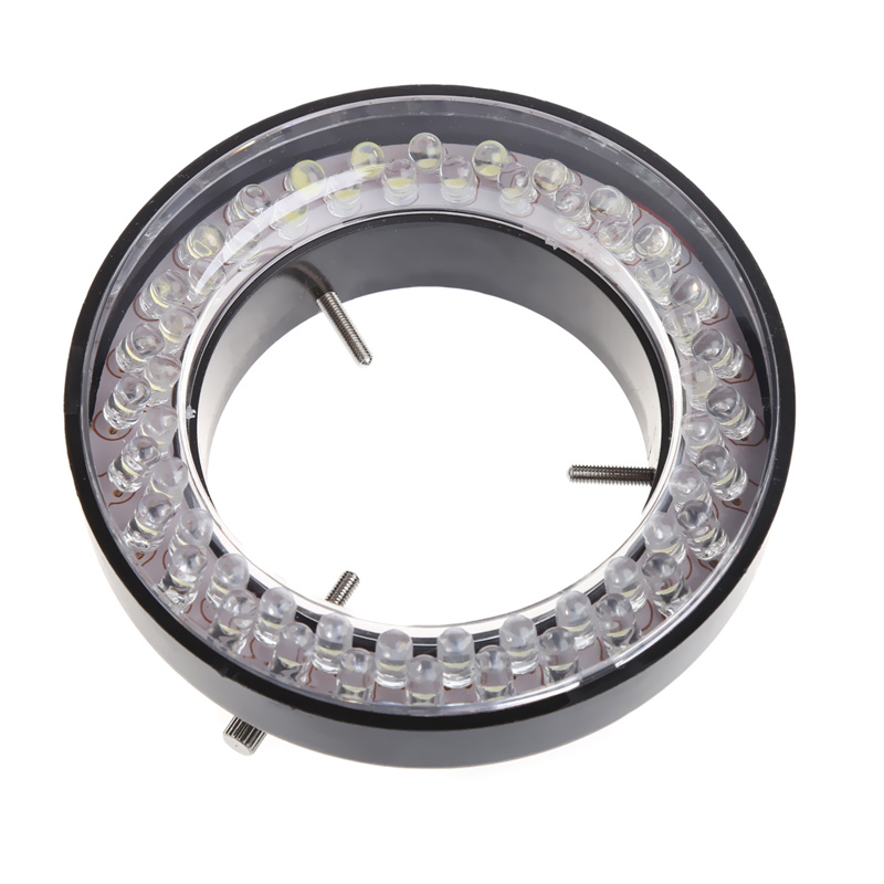 60 LED Adjustable Ring Light illuminator Lamp for STEREO ZOOM Microscope Microscope EU Plug