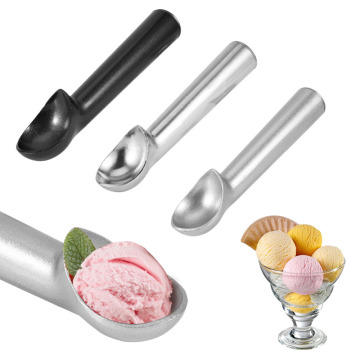 Ice Cream Tools Portable Aluminum Alloy Non-stick Anti-feeze Ice Cream Scoop Spoon For Home Kitchen Accessories