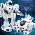 robot toy smart mecha intelligent deformation rc robot fingerprint touch deformation robotics kid toy multi-function programming