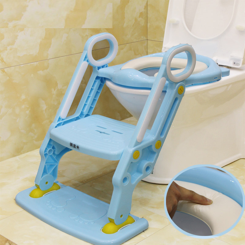 Baby Potty Training Seat Children Potty With Adjustable Ladder Infant Toilet Seat Toilet Training Folding Seat