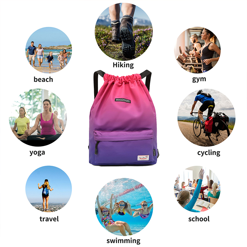 Waterproof Outdoor Bag Men And Women Training Bag Travel Drawstring Backpack Sports bags for fitness Swimming Bags