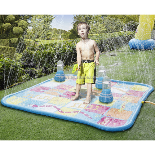 New Design Summer PVC Chessboard Inflatable Spray Pad for Sale, Offer New Design Summer PVC Chessboard Inflatable Spray Pad