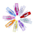50PCS Sewing Garment Clips Colorful Plastic Clips for Quilting Binding Fabric Paper Clips Sewing Accessories