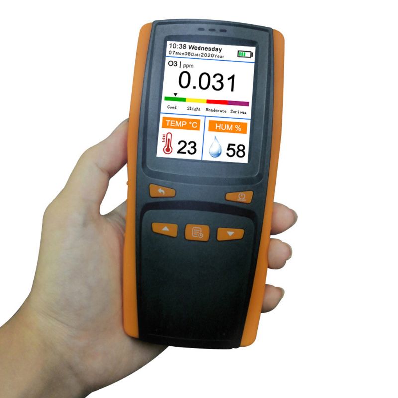 Handheld Portable Ozone Analyzer O3 Ozone Gas Detector Intelligent Sensor Ozone Meter for Air Quality Analyzer