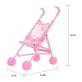 Baby Doll Stroller Nursery Furniture Toys Baby Dolls Carriage Foldable With Doll For 12inch Doll Mini Stroller Toys Gift for Kid