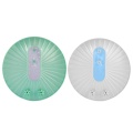 AD-2 Pcs Mini Dishwashers, Mini-Ultrasonic Dishwasher Portable USB Charging Fruit Cleaner, estic Packaging,Grey+Blue
