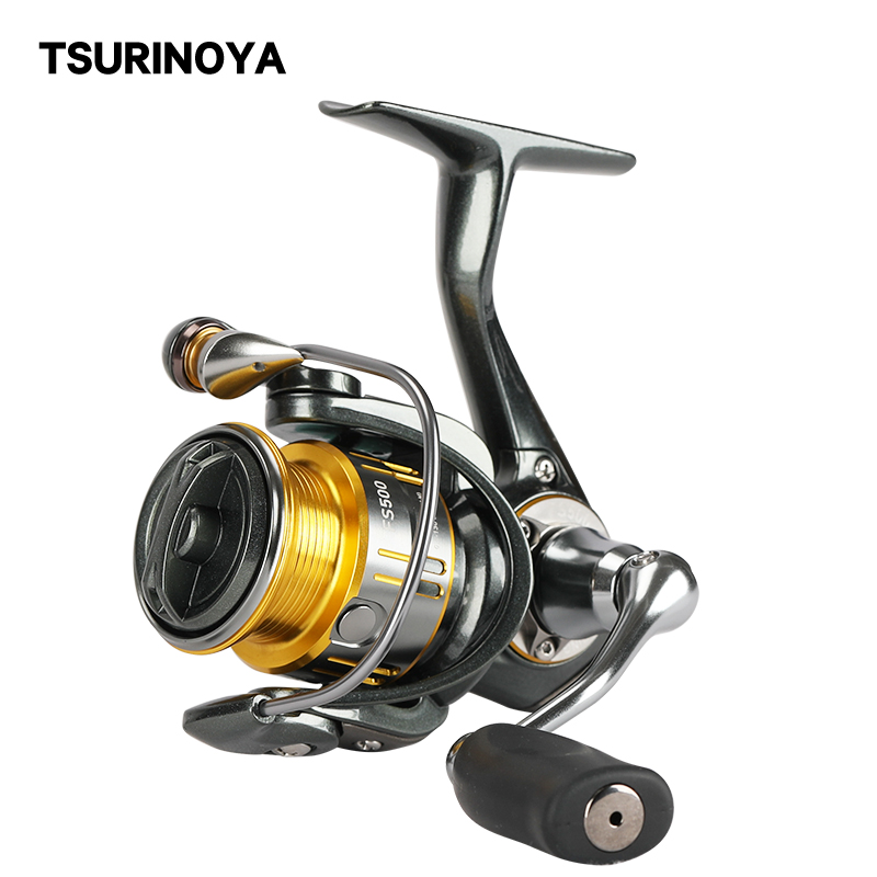 TSURINOYA FS500 Spinning Fishing Reel 165g 4kg Drag Power 9+1 Bait Finessn Shllow Spool Ultralight Trout Fishing Spinning Reel