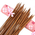 36pcs Bamboo Knitting Needles Set Mix 2.0mm to 10.0mm 25cm 35cm Straight Single Point Yarn Weave Knitting Needles Hook Kit