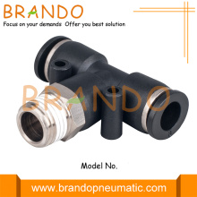PT 3 Way Pipe Connector Push-in Pneumatic Fitting