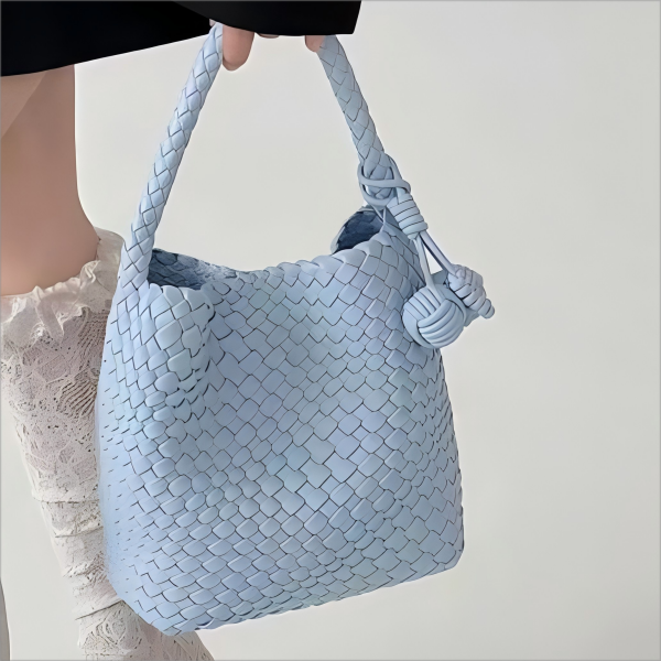 Handmade woven handbag