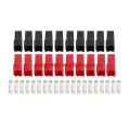 10Pairs 30A 600V Power Marine Connector Pole Red Black Interlocking plugs & Terminals For Anderson Powerpole