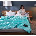 Comfortable 100% Silk Home Comforter Blanket Quilt Duvet Washable Ice Silk Summer Air Conditioning Comforter Quilt Blanket