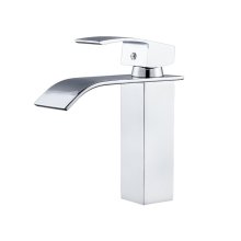 Four-sided Basin Faucet Mount Waterfall Bathroom Faucet Vanity Vessel Sinks Mixer Tap Cold And Hot Water Tap