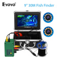 Eyoyo F003A 9 inch 30M 1000TVL Fish Finder Underwater Fishing Camera 15pcs white+ 15pcs Infrared Lamps Lake River Ocean Fishing