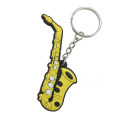 Customization Fashion Yellow Silicone Key Ring