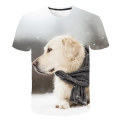 2020 cute 3D Animal Panda T Shirt kids clothes Summer Short Printed Funny Cartoon t-shirt Boys Streetwear Teenager Children Tops