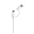 Original Xiaomi 2 in 1 USB Micro Type-C Cable 100cm Sync Safe Fast Quick Charger Data Type C Charging Cable 30cm Charger Cable