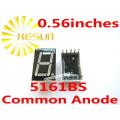 FREE SHIPPING 20PCS x 0.56 inches Red Blue Jade Green Single Digital Tube LED Display Module 5161BS 5161AS 5161AB 5161BB