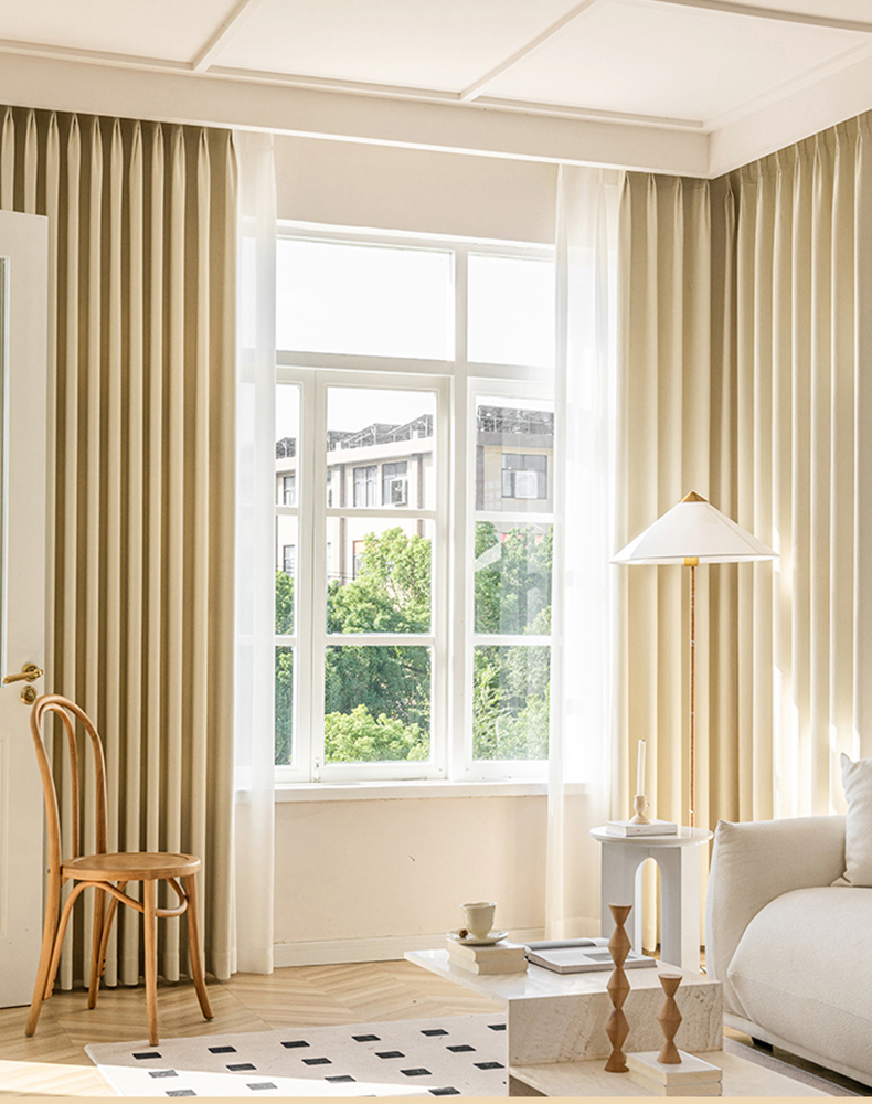 Priscillas Vertical Stripes Chenille Jacquard Curtain